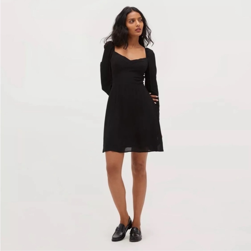 Hill House Felicity Mini Crinkle Crepe Dress